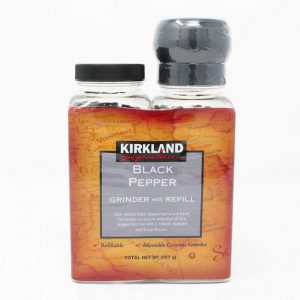 Kirkland Black Pepper Grinder with Refill 原粒黑胡椒研磨器及補充裝  12.6oz / 357g